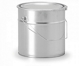 Wiadro metalowe 10L z pokrywką na zestawy kominiarskie