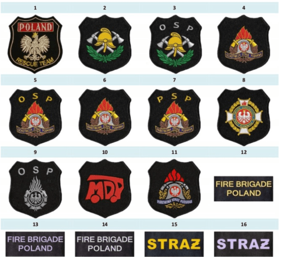 Polar z odblaskiem PSP/OSP