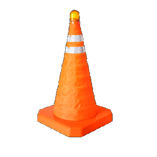 Pachołek sygnalizacyjny led