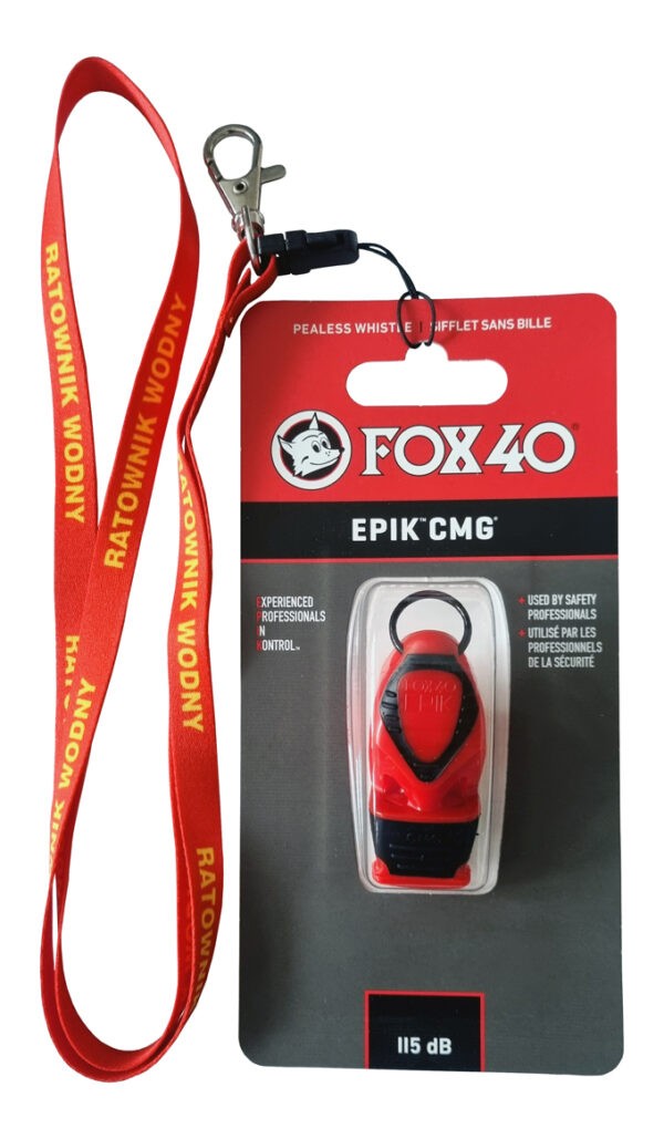 Gwizdek FOX40 EPIK + smycz RW